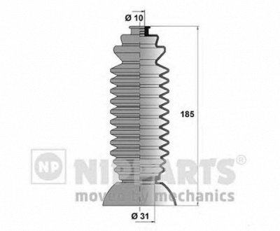 NIPPARTS j2847005 -  Комплект пыльника, рулевое управление