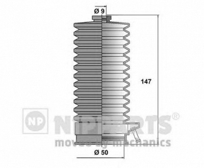 NIPPARTS j2851005 -  Комплект пыльника, рулевое управление