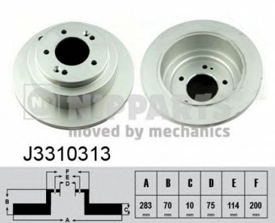 NIPPARTS j3310313 -  Тормозной диск