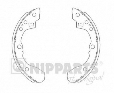 NIPPARTS j3500308 -  Комплект тормозных колодок