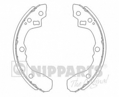 NIPPARTS j3500321 -  Комплект тормозных колодок