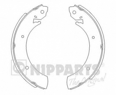 NIPPARTS j3500502 -  Комплект тормозных колодок