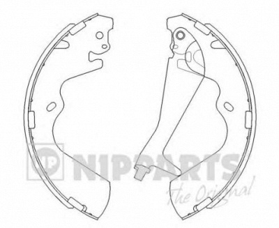 NIPPARTS j3500515 -  Комплект тормозных колодок