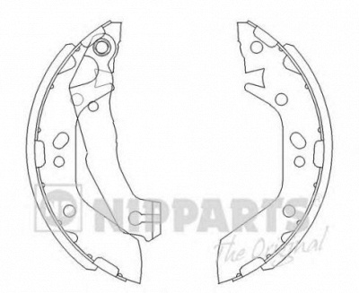 NIPPARTS j3500516 -  Комплект тормозных колодок