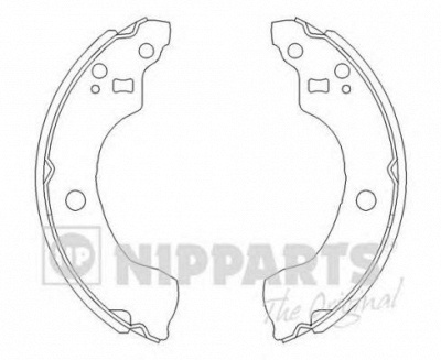 NIPPARTS j3501053 -  Комплект тормозных колодок