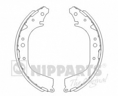 NIPPARTS j3502005 -  Комплект тормозных колодок