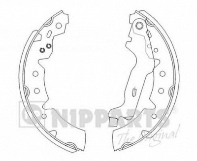 NIPPARTS j3502072 -  Комплект тормозных колодок