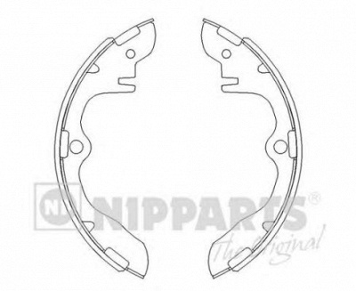 NIPPARTS j3503013 -  Комплект тормозных колодок