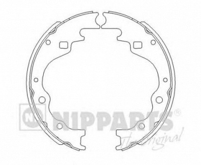 NIPPARTS j3503025 -  Комплект тормозных колодок