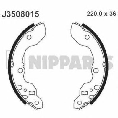 NIPPARTS j3508015 -  Комплект тормозных колодок