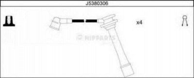 NIPPARTS j5380306 -  Комплект проводов зажигания