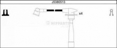 NIPPARTS j5380513 -  Комплект проводов зажигания