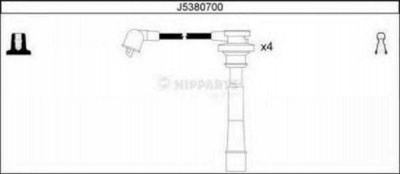 NIPPARTS j5380700 -  Комплект проводов зажигания