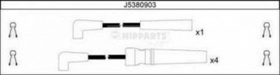 NIPPARTS j5380903 -  Комплект проводов зажигания