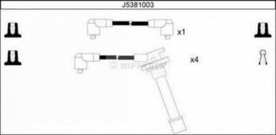 NIPPARTS j5381003 -  Комплект проводов зажигания