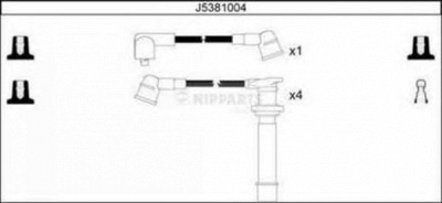 NIPPARTS j5381004 -  Комплект проводов зажигания