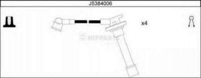 NIPPARTS j5384006 -  Комплект проводов зажигания