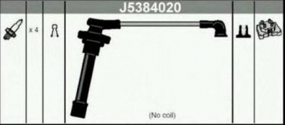 NIPPARTS j5384020 -  Комплект проводов зажигания