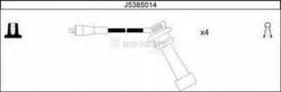 NIPPARTS j5385014 -  Комплект проводов зажигания