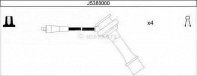 NIPPARTS j5388000 -  Комплект проводов зажигания