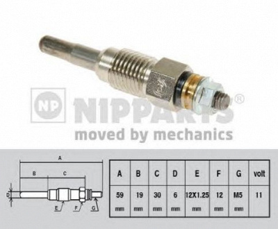 NIPPARTS j5715013 -  Свеча накаливания
