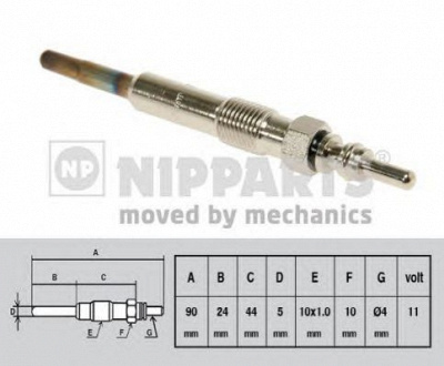 NIPPARTS j5715014 -  Свеча накаливания