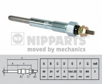 NIPPARTS j5719000 -  Свеча накаливания