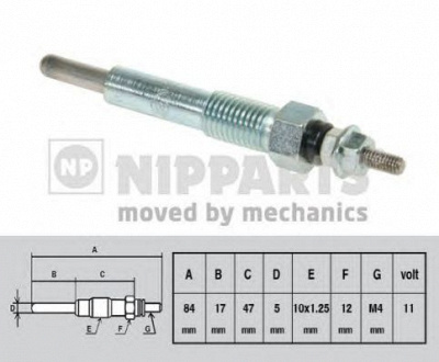 NIPPARTS j5719003 -  Свеча накаливания