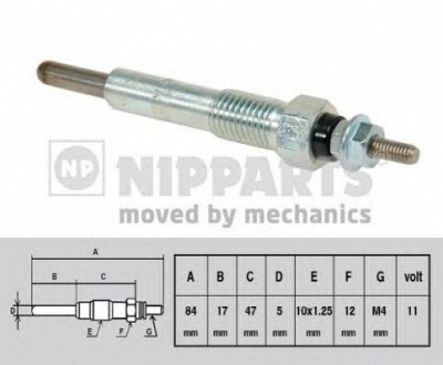 NIPPARTS j5719009 -  Свеча накаливания