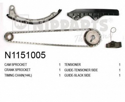 NIPPARTS n1151005 -  Комплект цепи привода распредвала