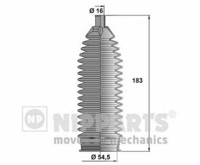 NIPPARTS n2840512 -  Комплект пыльника, рулевое управление