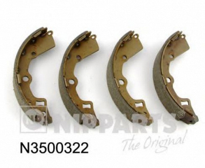 NIPPARTS n3500322 -  Комплект тормозных колодок, стояночная тормозная система