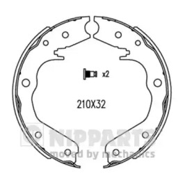 NIPPARTS n3509014 -  Комплект тормозных колодок, стояночная тормозная система