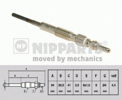 NIPPARTS n5710900 -  Свеча накаливания