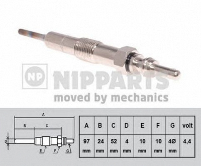 NIPPARTS n5711035 -  Свеча накаливания