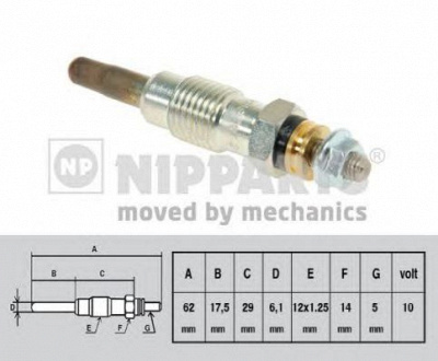 NIPPARTS n5713013 -  Свеча накаливания