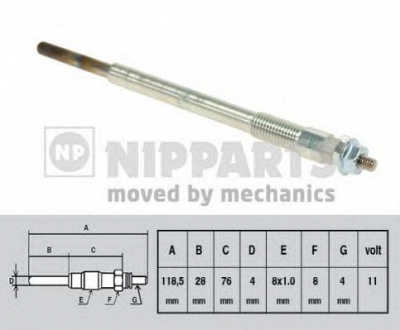 NIPPARTS n5713014 -  Свеча накаливания