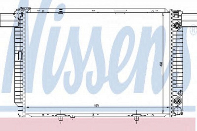 NISSENS 62532 -  Радиатор, охлаждение двигателя