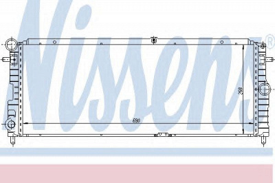 NISSENS 63045 -  Радиатор, охлаждение двигателя