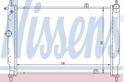 NISSENS 63059a -  Радиатор, охлаждение двигателя