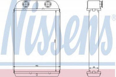 NISSENS 71452 -  Теплообменник, отопление салона