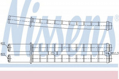 NISSENS 72999 -  Теплообменник, отопление салона