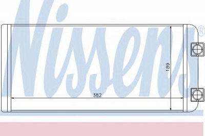 NISSENS 73643 -  Теплообменник, отопление салона