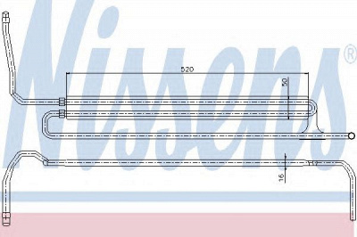 NISSENS 90625 -  масляный радиатор, двигательное масло