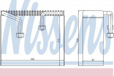 NISSENS 92068 -  Испаритель, кондиционер