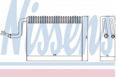 NISSENS 92150 -  Испаритель, кондиционер