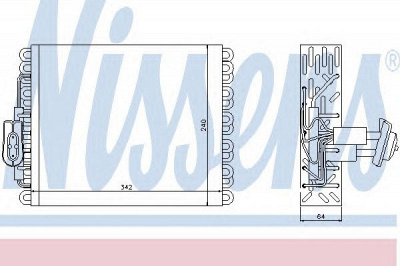NISSENS 92159 -  Испаритель, кондиционер