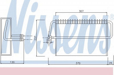 NISSENS 92162 -  Испаритель, кондиционер