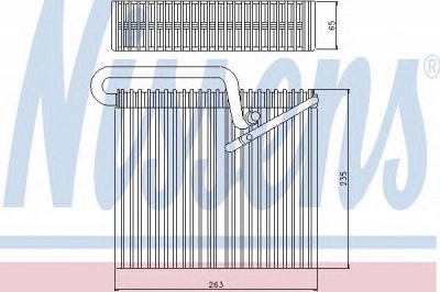 NISSENS 92190 -  Испаритель, кондиционер