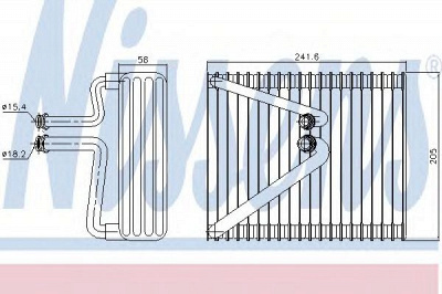 NISSENS 92206 -  Испаритель, кондиционер